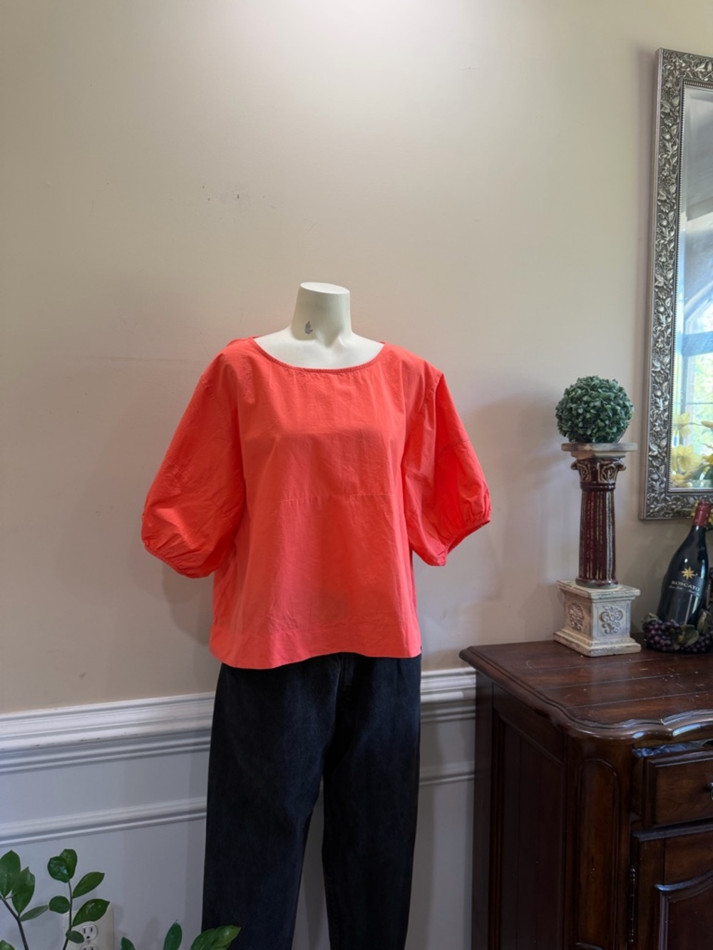 Beaumont Organic Puff-Sleeve Top